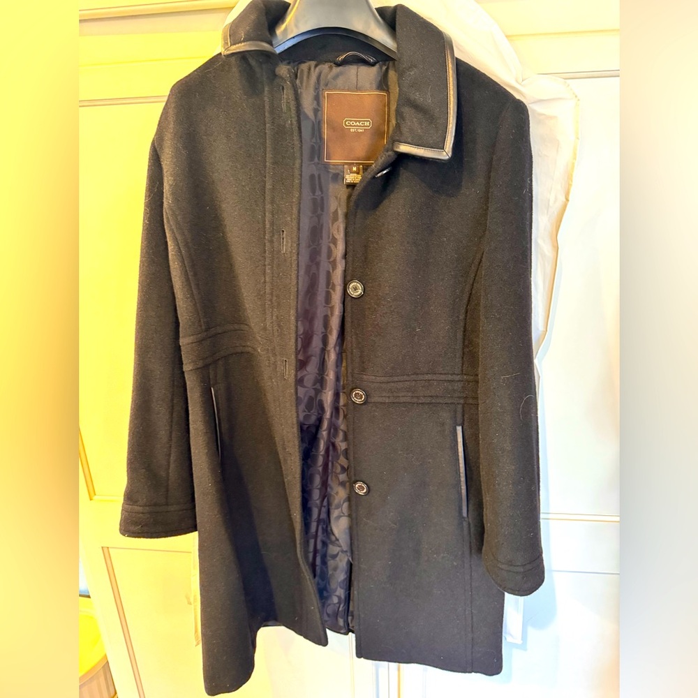 Womens Black Coach Jacket